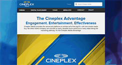 Desktop Screenshot of cineplexmedia.com